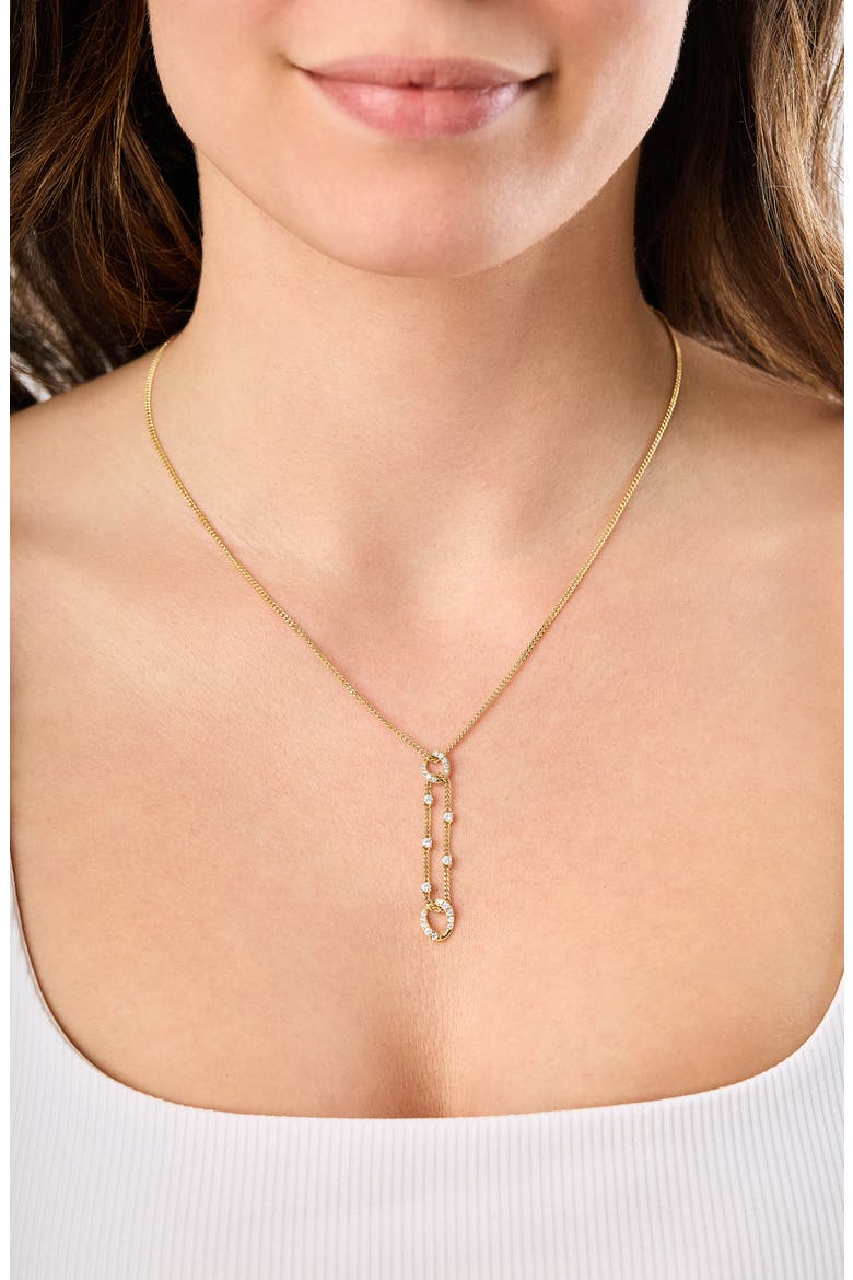 18K Gold Varda Natural Diamond Y-Necklace (Online Trunk Show), Alternate, color, 18K YELLOW GOLD