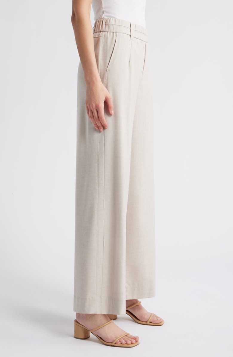 Wit & Wisdom Skyrise Side Seam Straight Leg Pants, Alternate, color, Stone