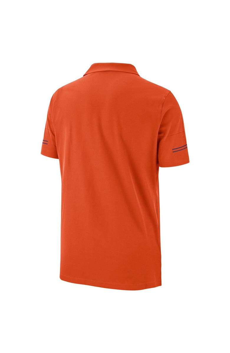 Nike Men's Nike Orange Clemson Tigers 2020 Sideline Coaches Performance Polo, Alternate, color,