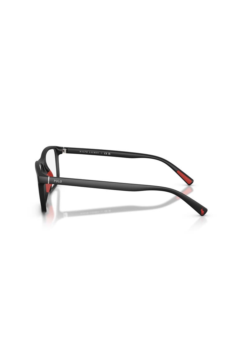 55mm Rectangle optical glasses, Alternate, color, Black
