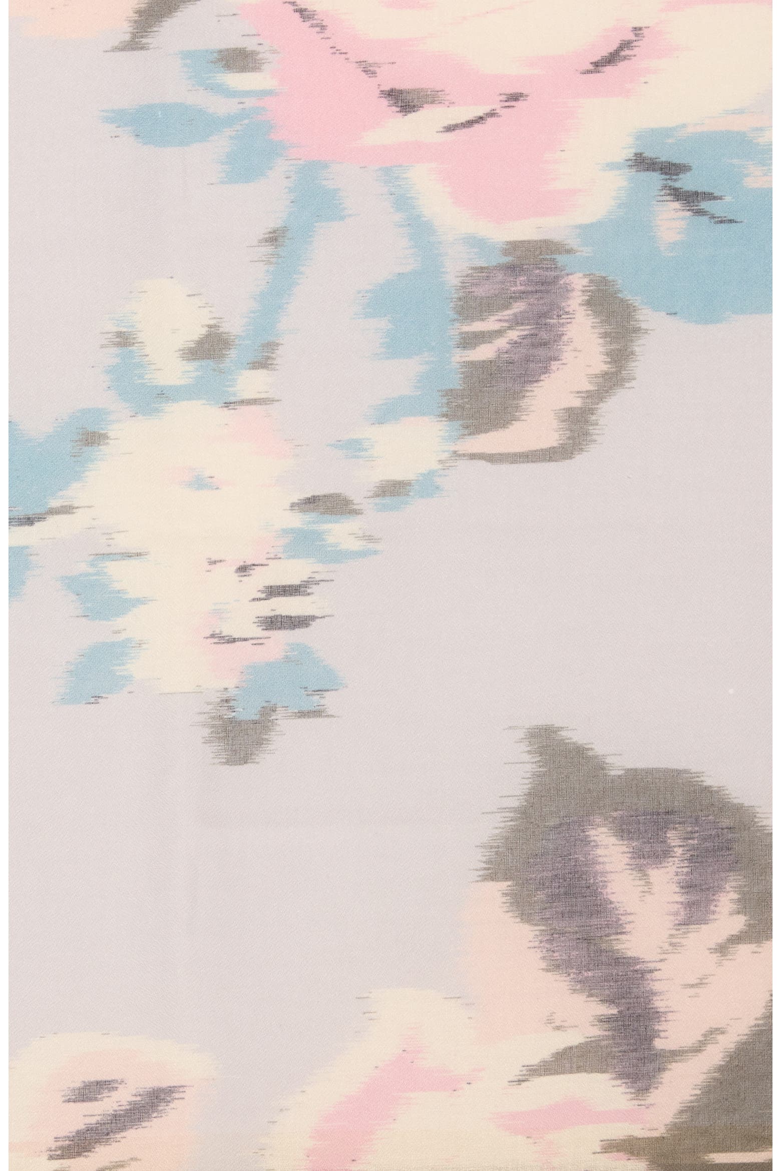 Dagger With Roses Vince Camuto Ikat Rose Print Gauze Square Scarf (Women) | Nordstromrack