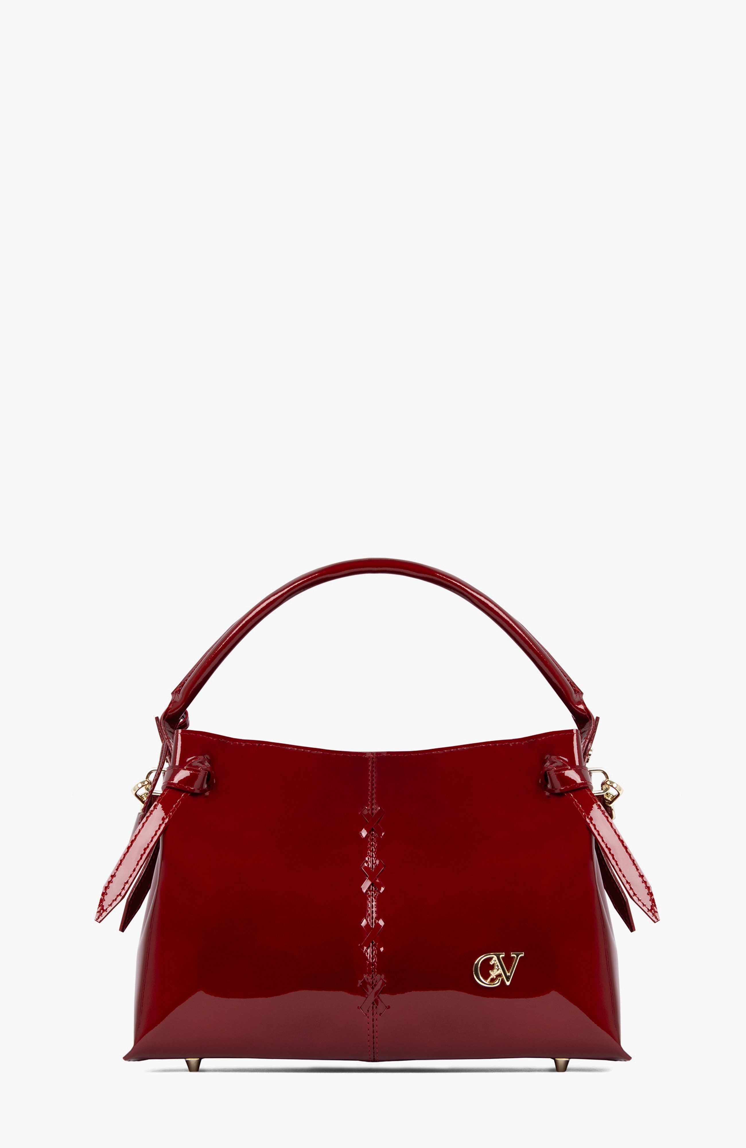 Midnight Rouge 627 Limited Edition Patent Leather Handbag, Main, color, Red