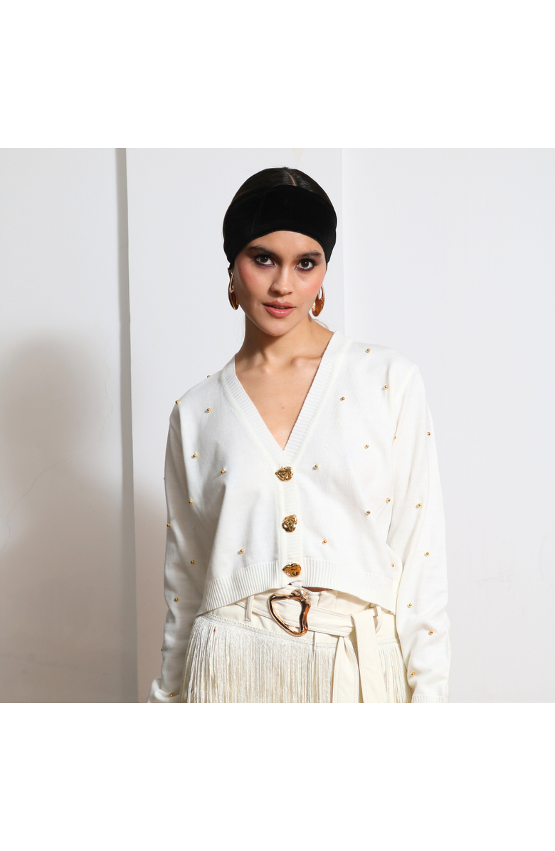 LEDIEL Bethel Cardigan, Alternate, color, White