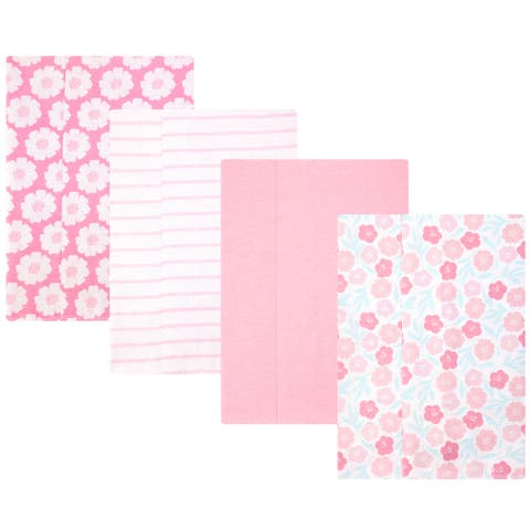 4 Piece Absorbent Flannel Burp Cloth