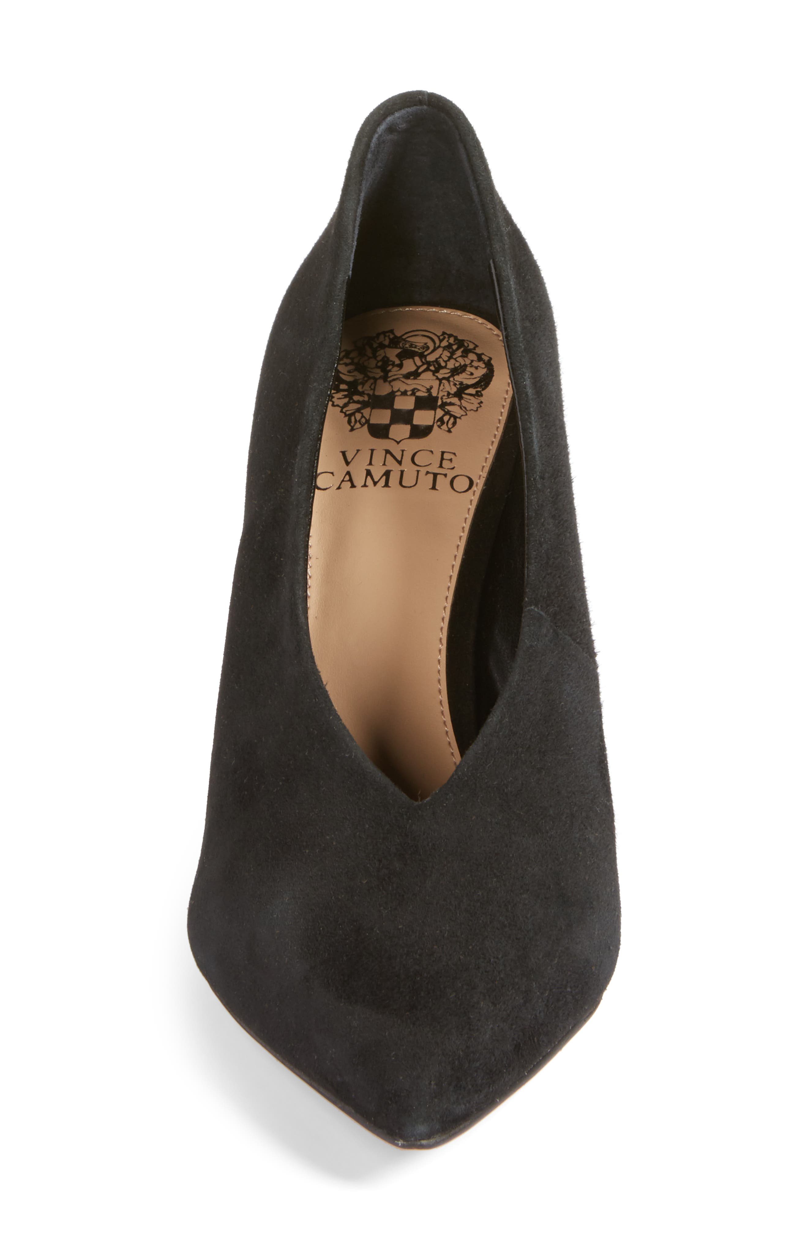 Ankia Suede Pump (Nordstrom Exclusive), Alternate, color, BLACK SUEDE