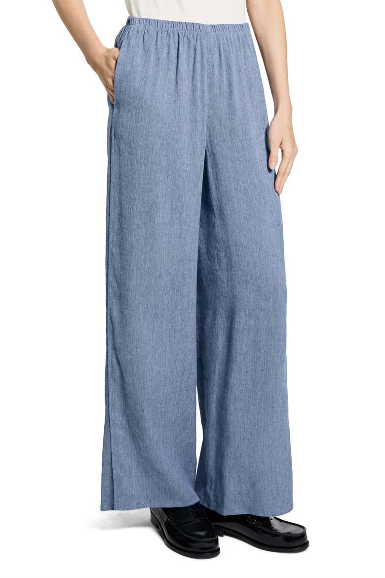 Slit Pro Pants, Alternate, color, LIGHT DENIM