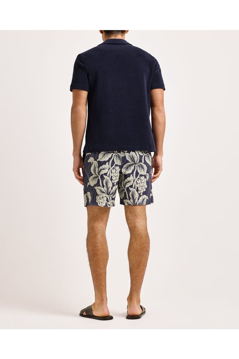 Alex Linen Relaxed-Fit Shorts, Alternate, color, NIGHT IRIS