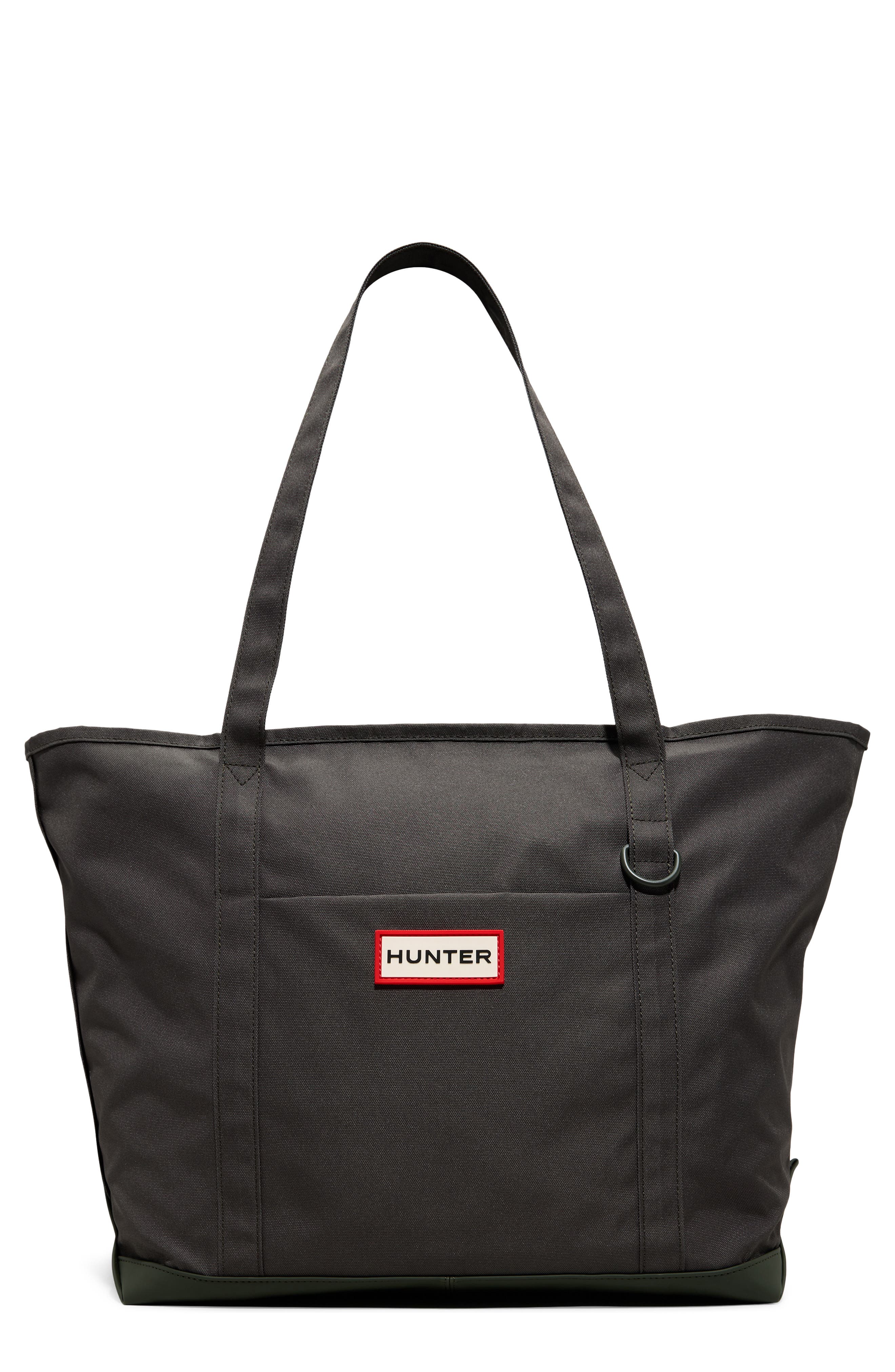 Campus Floral Tote, Main, color, HUNTER GREEN TEXTURED