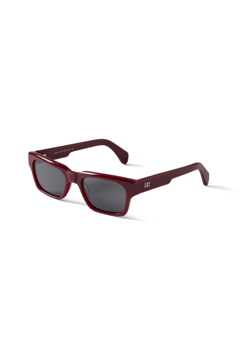 Leon Sunglasses, Alternate, color, Red