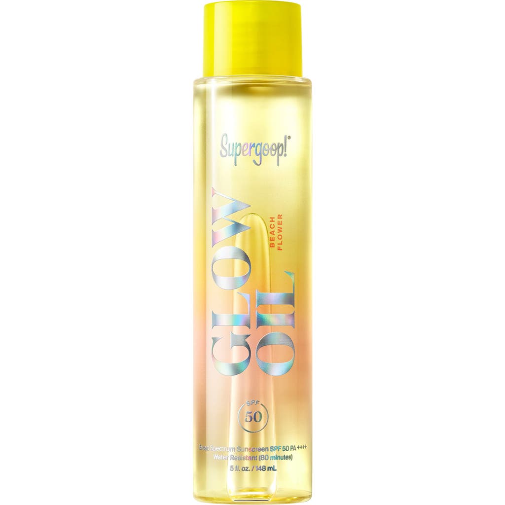 Supergoop!® Glow Oil SPF 50 Scented Sunscreen Body Oil in Beach Flower  product