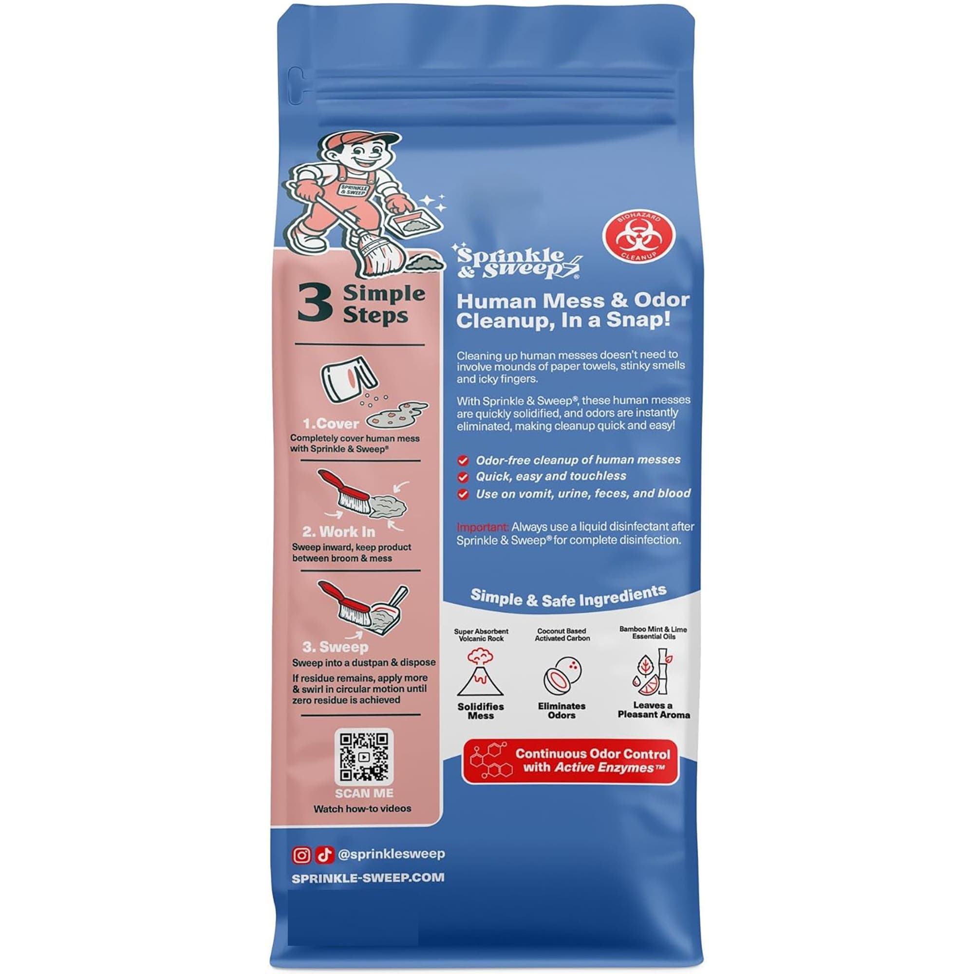 Sprinkle & Sweep 3pk, Human Bodily Fluid Solidifier | Nordstrom