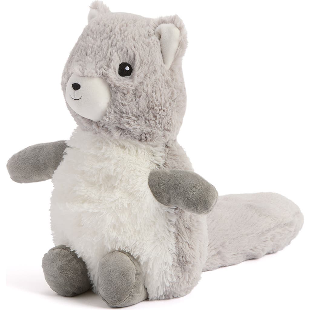 Squirrel Pet Toy Warmies in Medium Gray  product