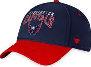 FANATICS Men's Fanatics Branded Navy/Red Washington Capitals Fundamental 2-Tone Flex Hat