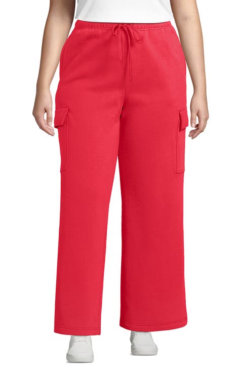 Serious Sweats High Rise Wide Leg Cargo Pants