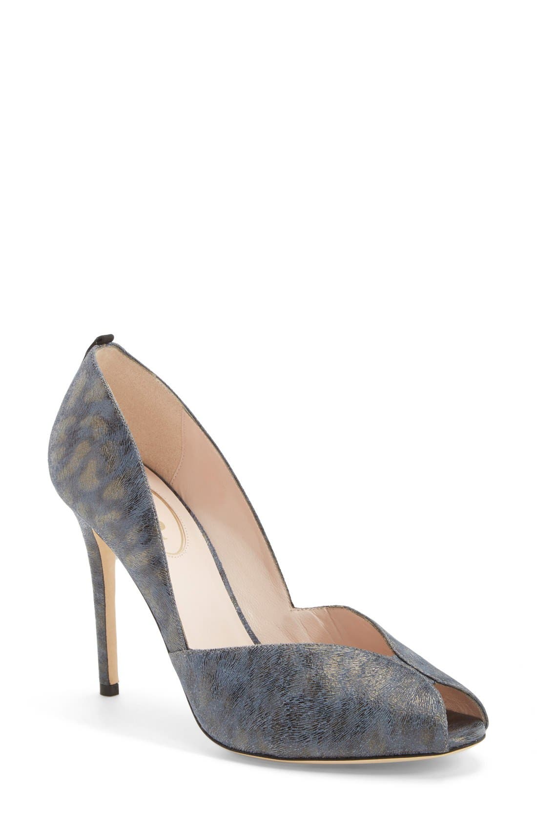 SJP by Sarah Jessica Parker 'Naomi' Peep Toe Pump, Main, color, 