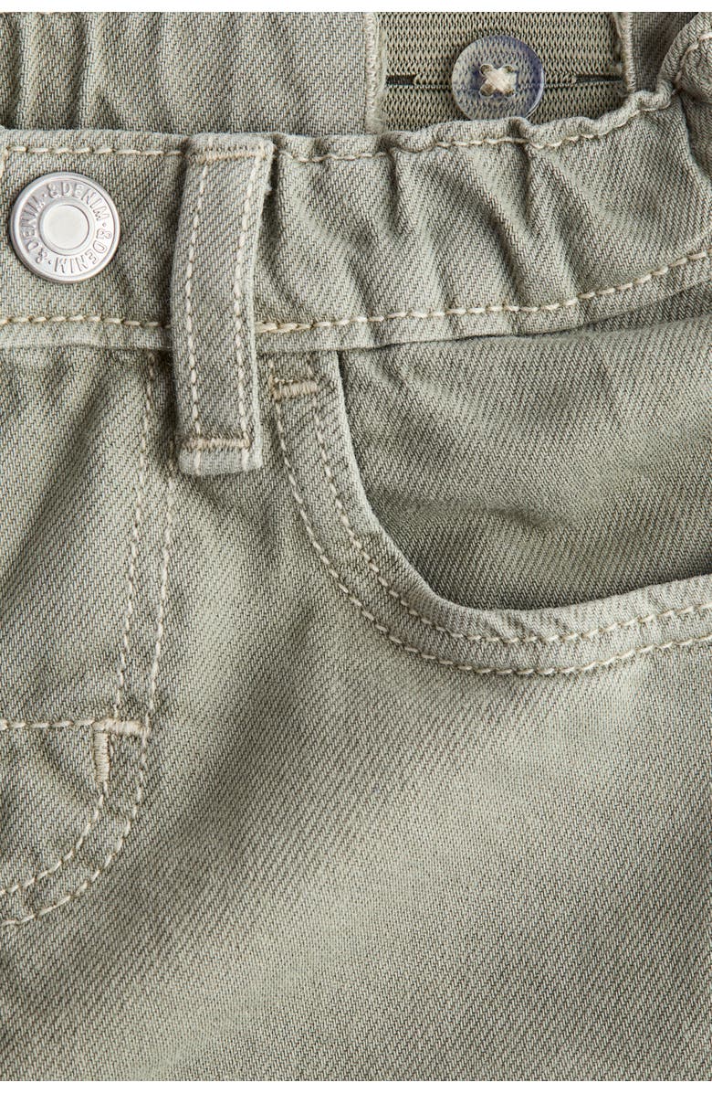 H&M Cotton jeans, Alternate, color, Light Khaki Green