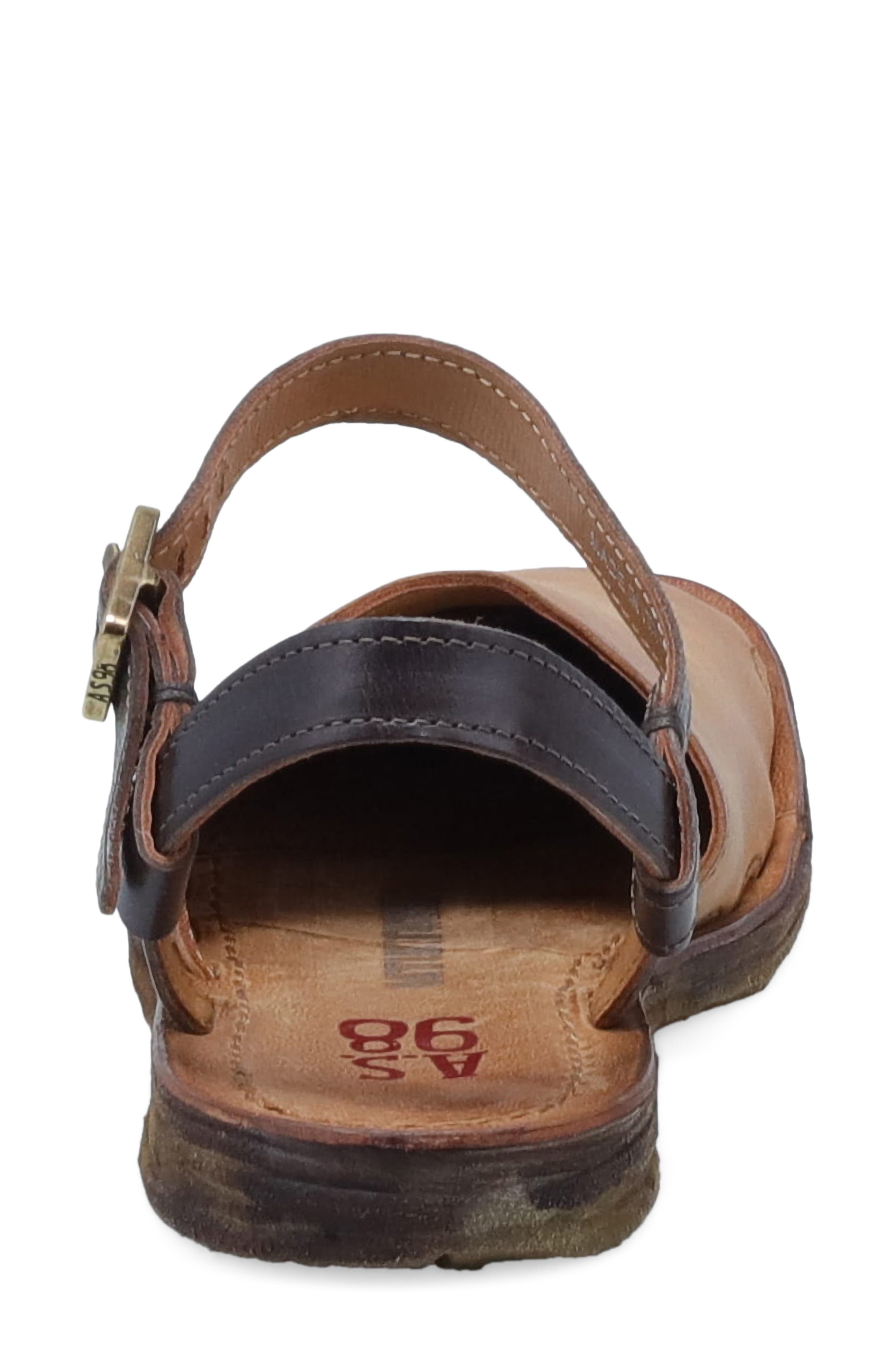 Rodrick Ankle Strap Flat, Alternate, color, CAMEL