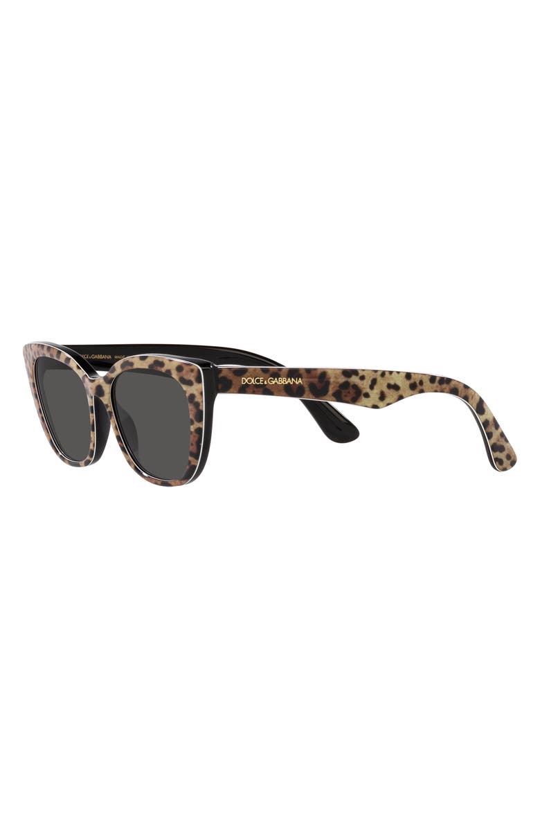 Dolce&Gabbana 49mm Small Cat Eye Sunglasses, Alternate, color,