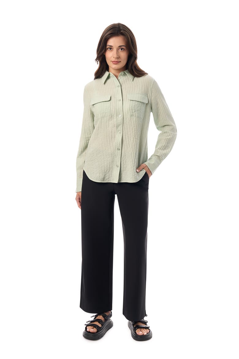Long Sleeve Utility Shirt, Alternate, color, Mint