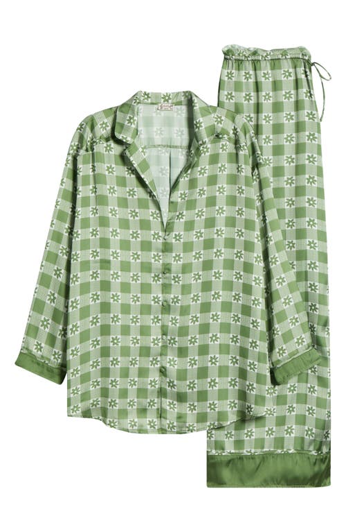 Shop Free People Dreamy Days Print Pajamas In Palm Combo