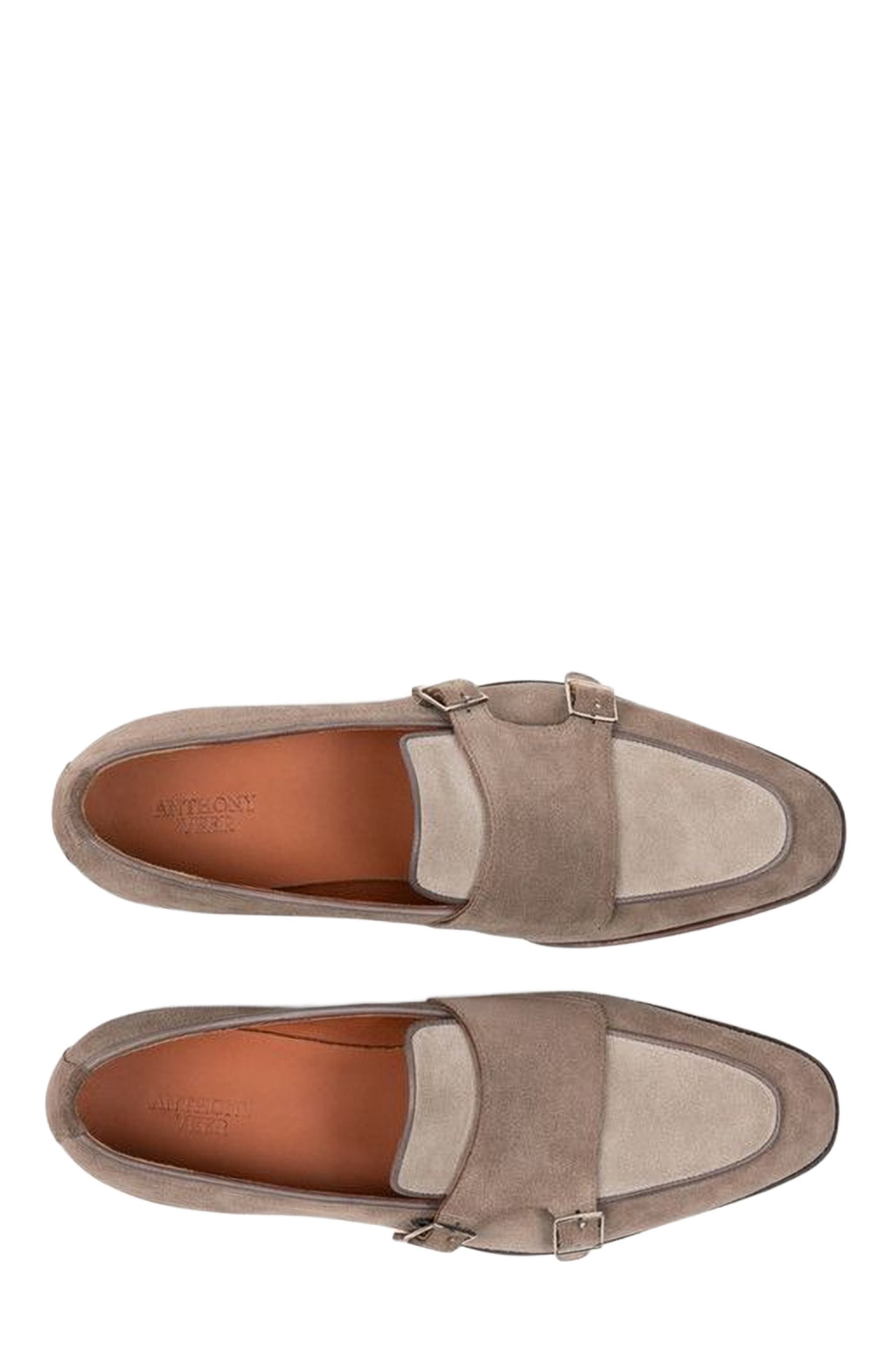 Beaumont Double Monk Strap, Alternate, color, Terra Dusk Brown