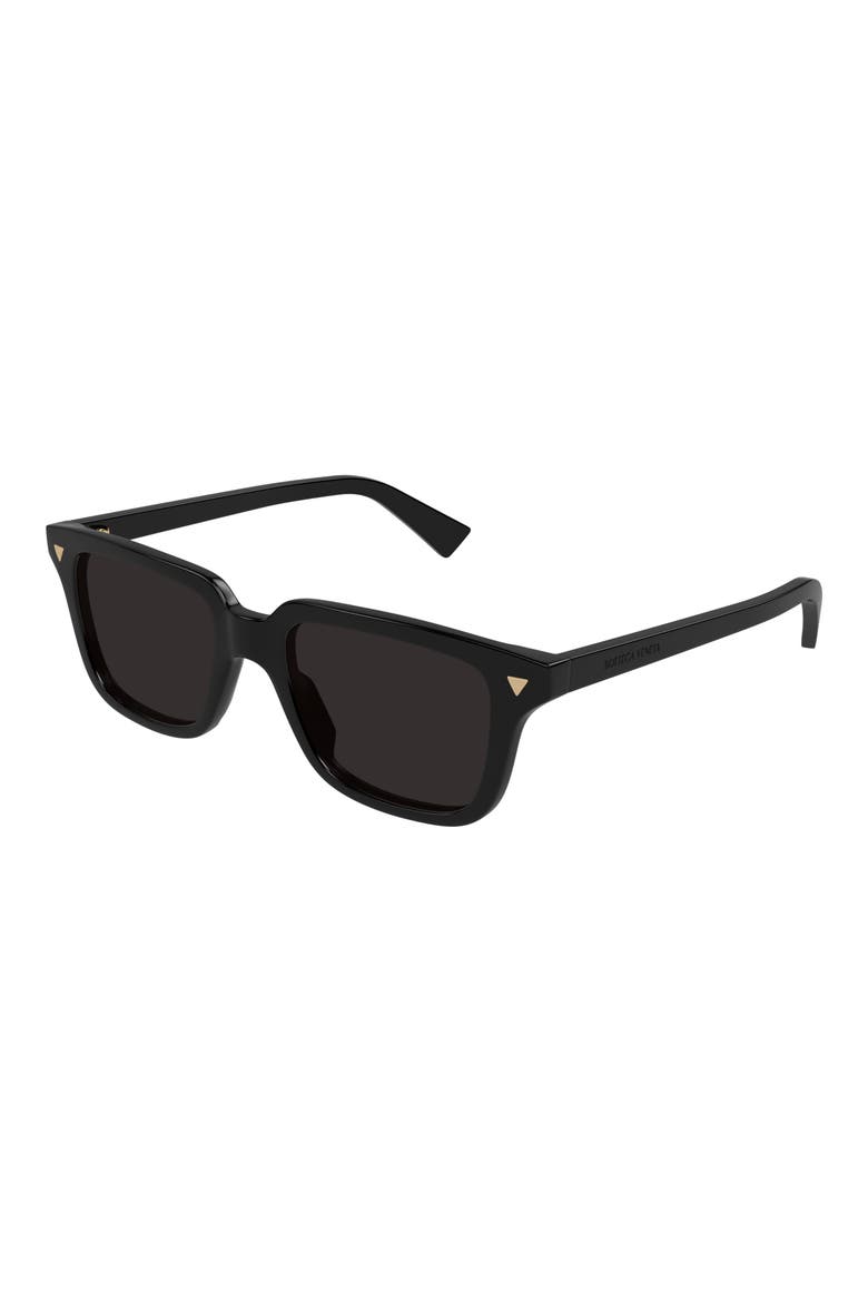 50mm Square Sunglasses, Alternate, color, BLACK