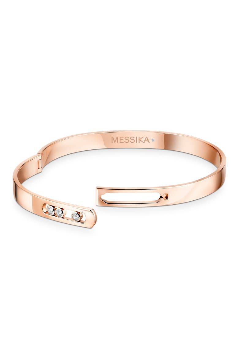 Move Noa Diamond Bangle, Alternate, color, ROSE GOLD