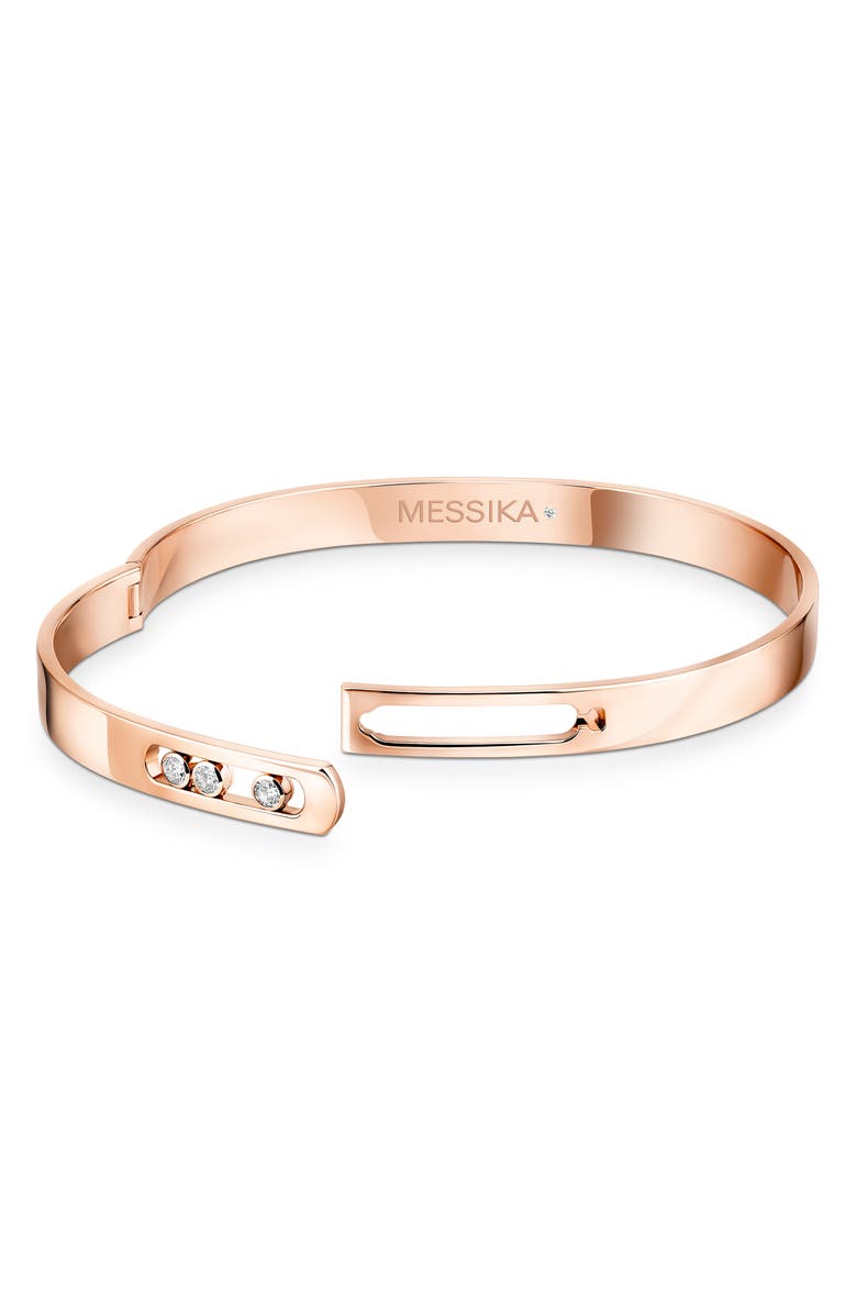 Messika Move Noa Diamond Bangle, Alternate, color, Rose Gold