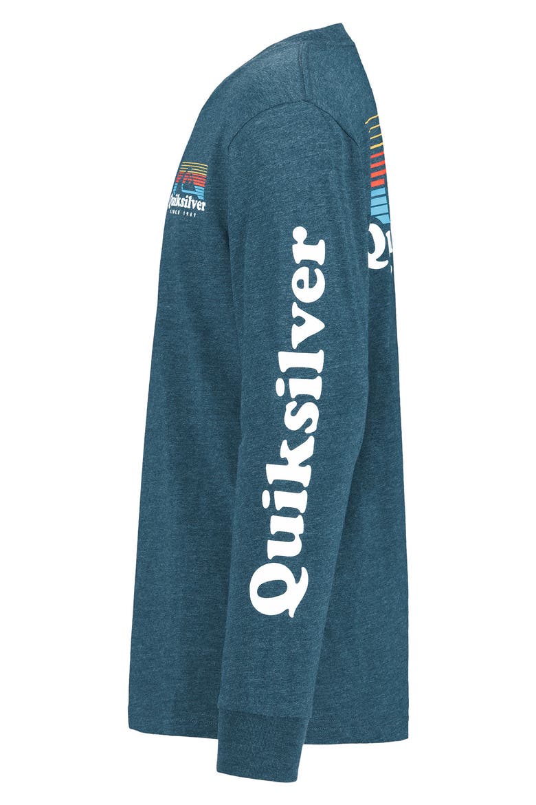 Kids' Phase Long Sleeve Graphic T-Shirt, Alternate, color, TOTAL ECLIPSE HEATHER