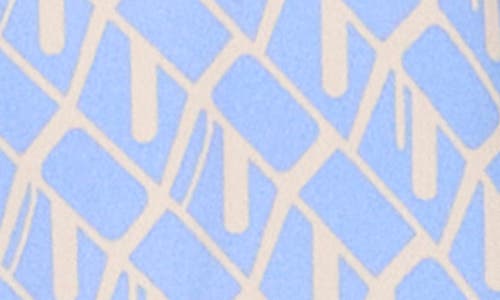 HALOGENR HALOGEN(R) GEO PRINT CREPE BUTTON-UP SHIRT 