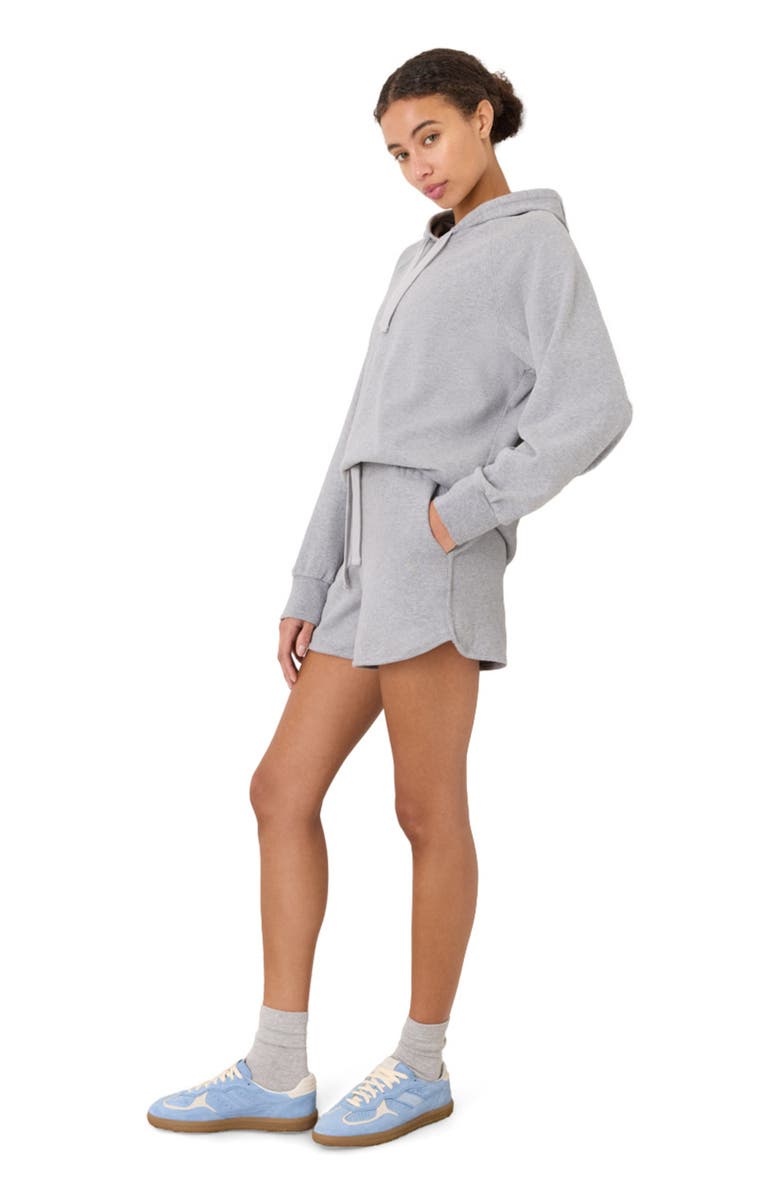 Pact CloudKnit Curved Hem Short, Alternate, color, Heather Grey