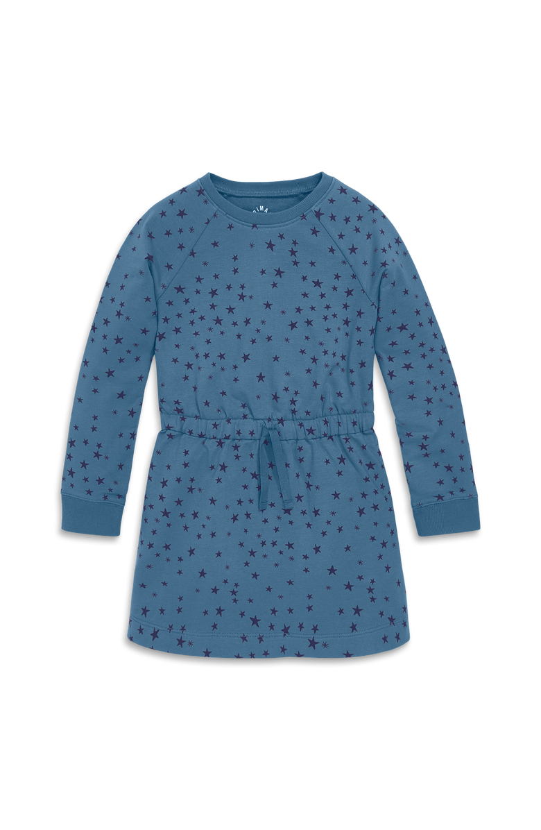 Primary Kids Sweatshirt Dress, Main, color, Moonlight Stars