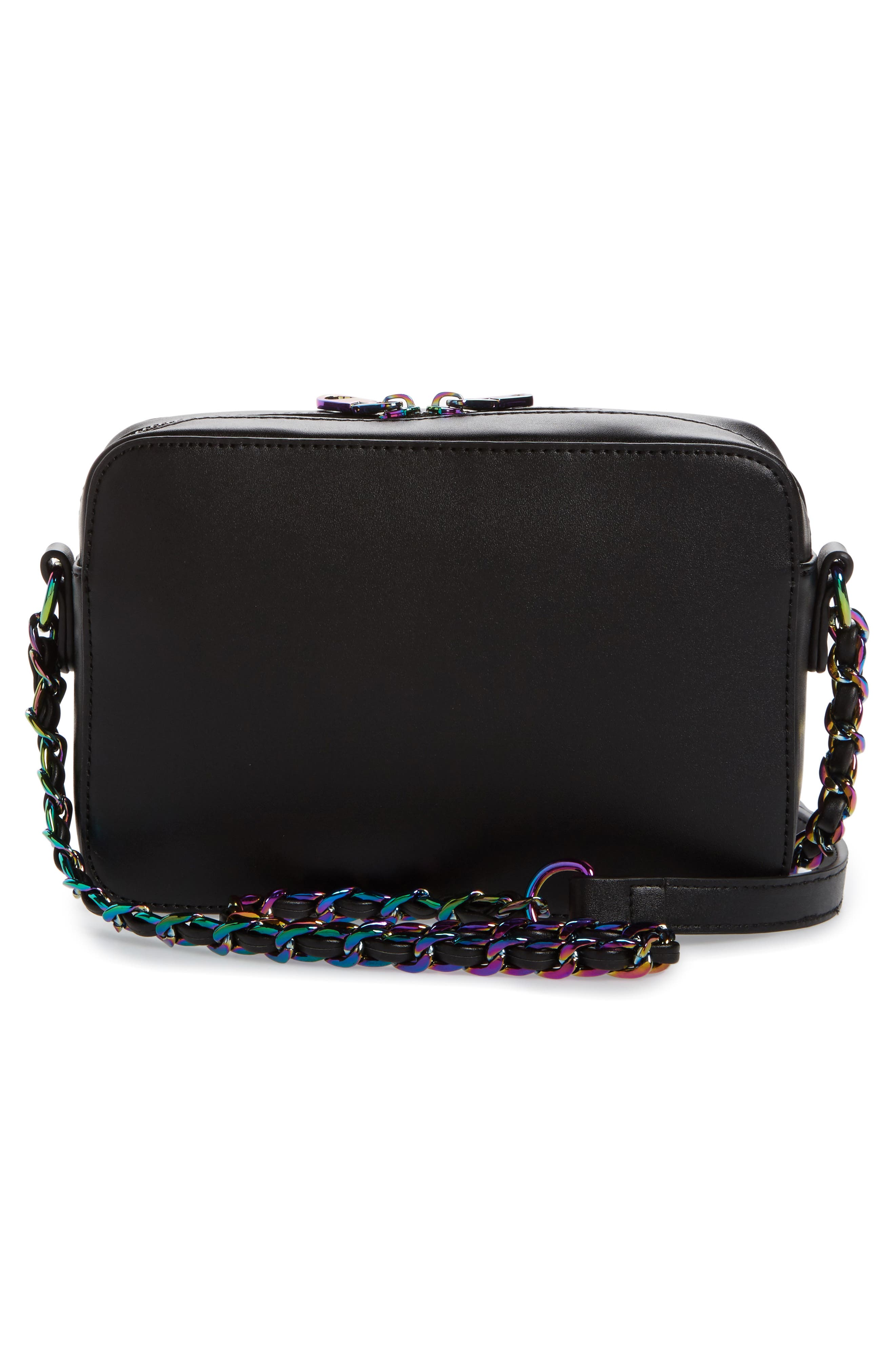 Chelsea28 Bella Glitter Star Faux Leather Crossbody Bag, Alternate, color, 