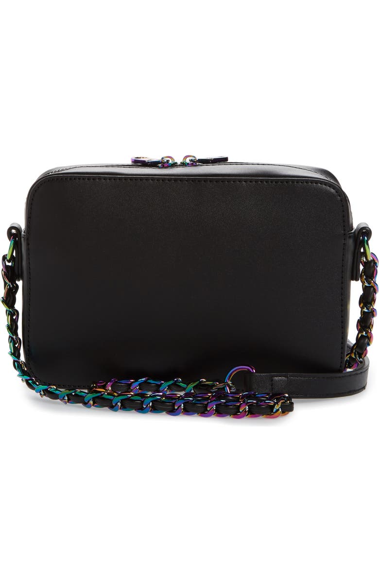 Chelsea28 Bella Glitter Star Faux Leather Crossbody Bag, Alternate, color,