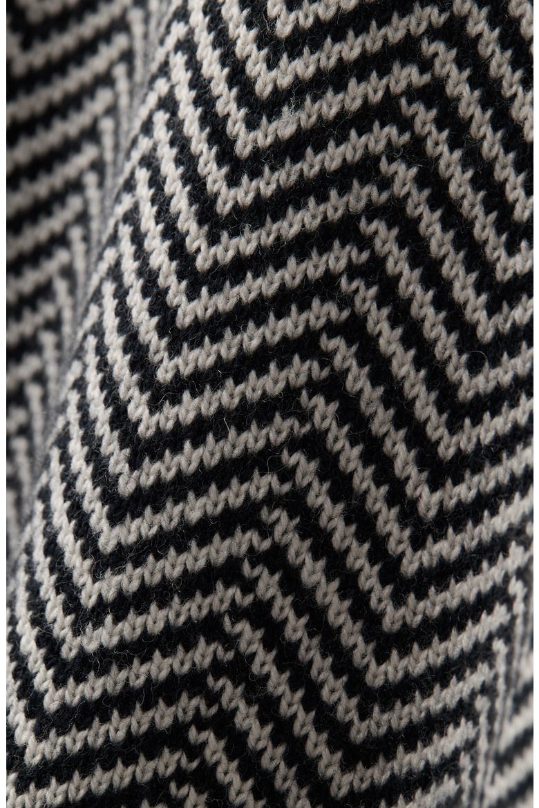 Uptown Herringbone Sweater, Alternate, color, PURE BLACK