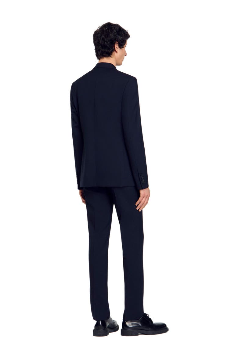 Double-breasted suit jacket, Alternate, color, Navy blue