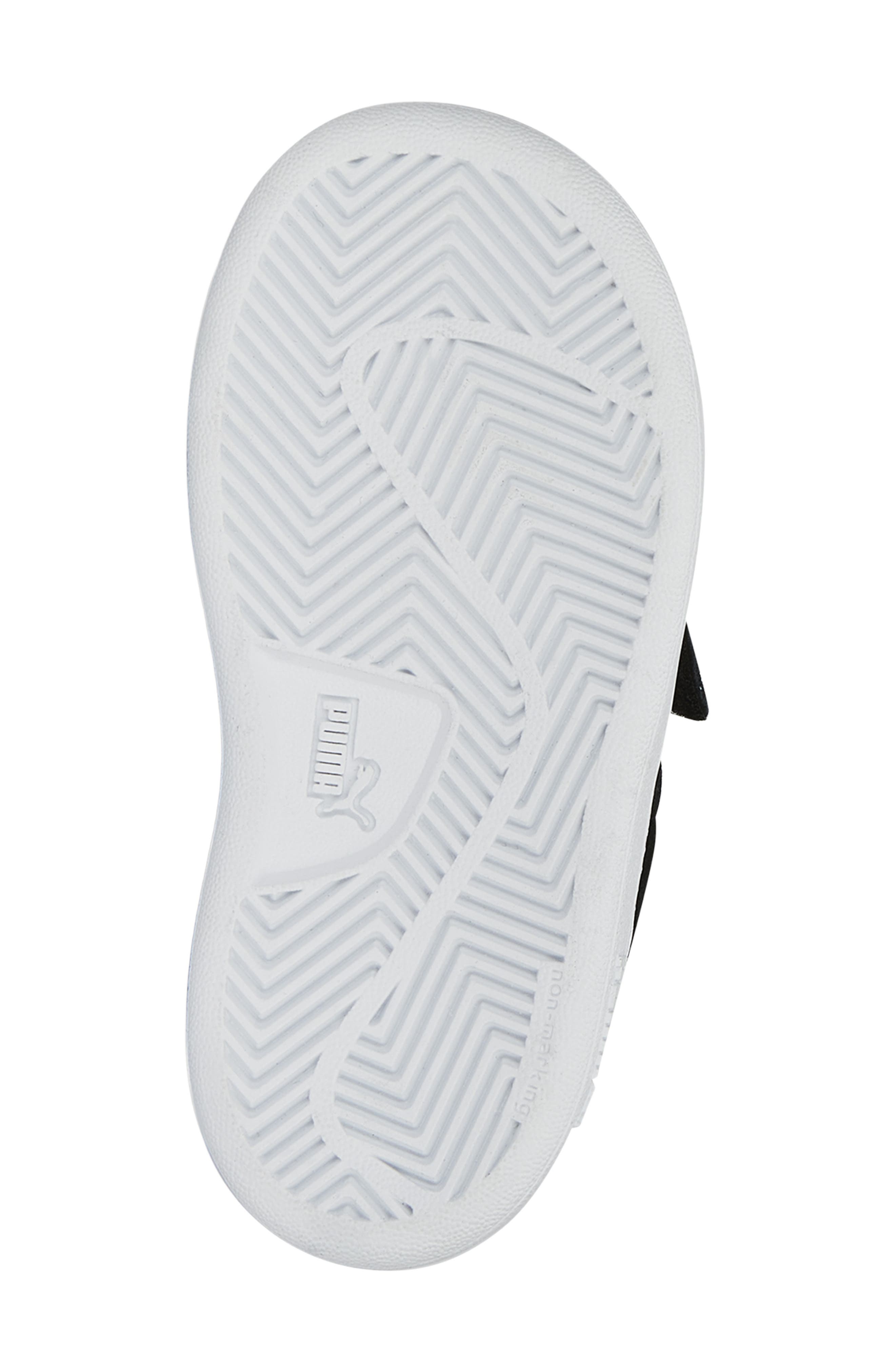 PUMA Kids' Smash 3.0 Badges V Sneaker, Alternate, color, Puma Black-Puma White