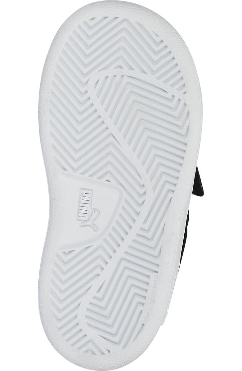 PUMA Kids' Smash 3.0 Badges V Sneaker, Alternate, color, Puma Black-Puma White