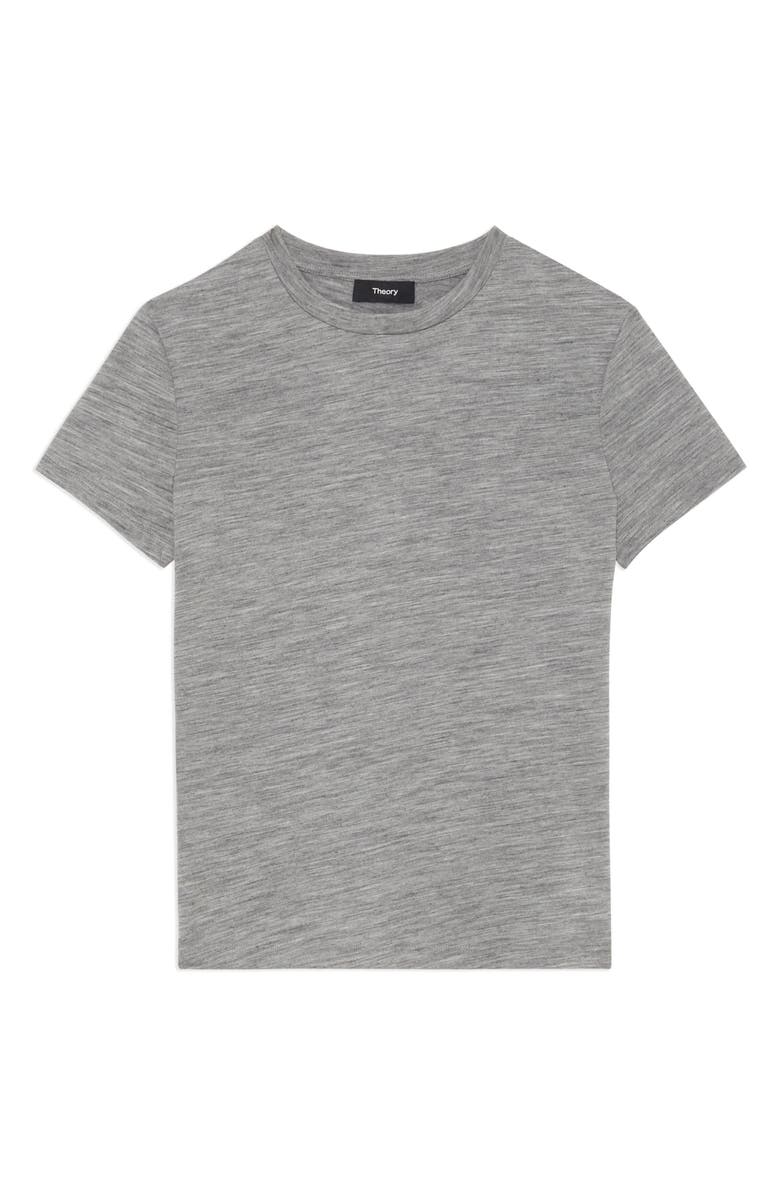 Theory Tiny Wool T-Shirt, Alternate, color,