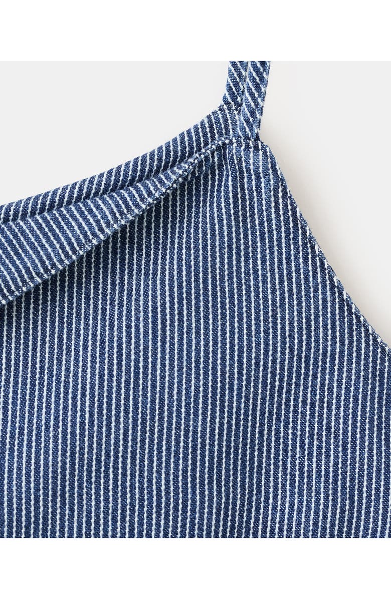 MANGO TEEN Asymmetrical Striped Cotton Shell, Alternate, color,