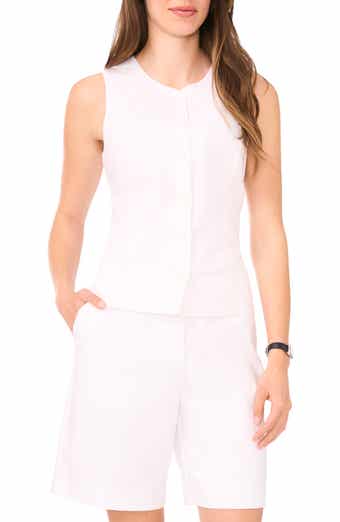 Halogen® Linen Blend Vest