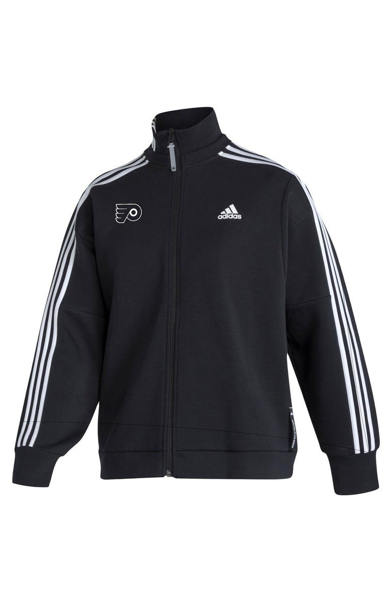 adidas Women's adidas Black Philadelphia Flyers Snap Full-Zip Jacket, Alternate, color, 