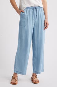 beachlunchlounge Inaya Chambray Drawstring Pants