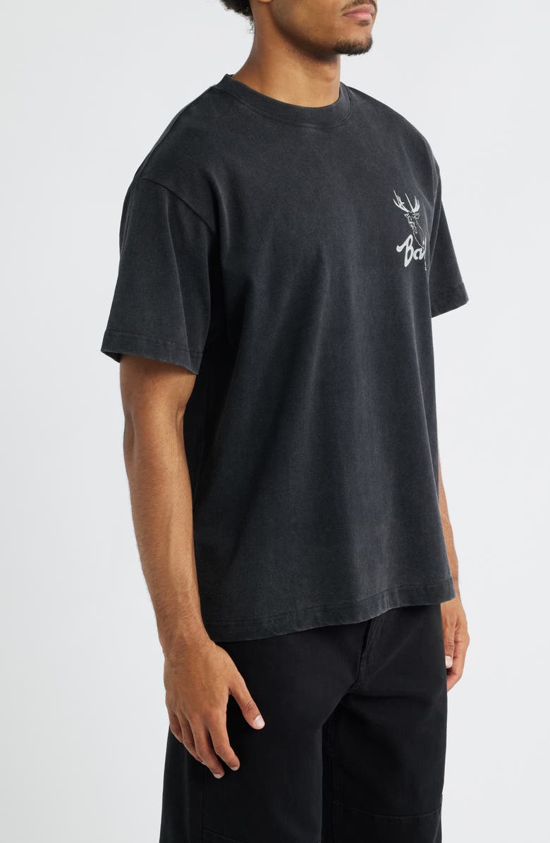 ID Supply Co Basil's Bar & Lounge Graphic T-Shirt, Alternate, color, Washed Black