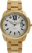 Peugeot Status Large Face Calendar Bracelet Watch - 42MM