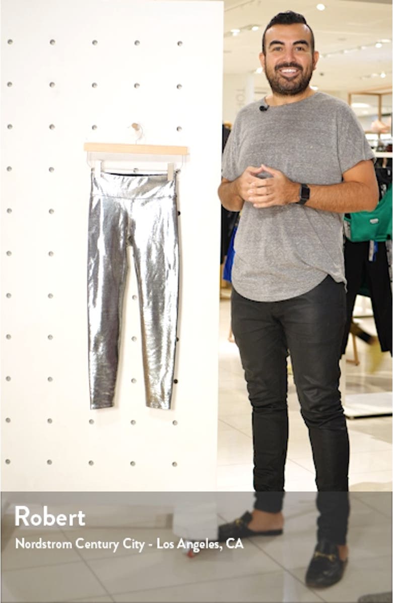 Marvel Metallic High Waist Leggings, sales video thumbnail