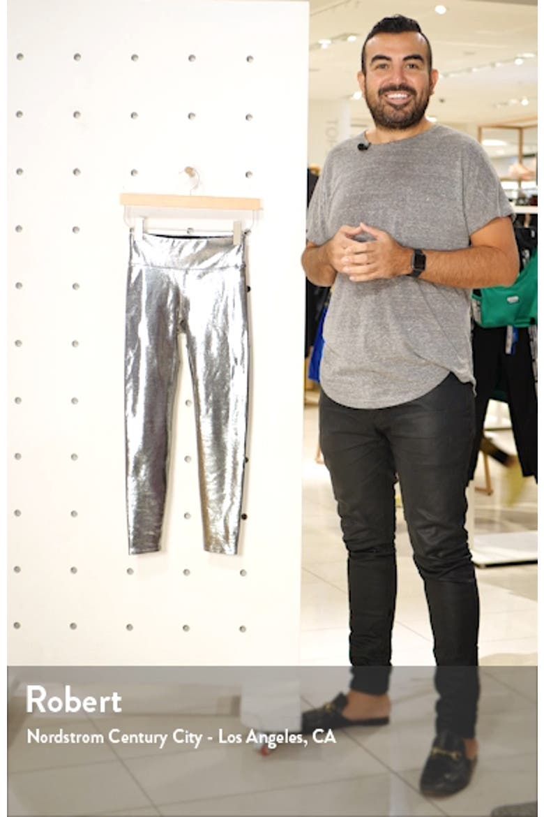 Marvel Metallic High Waist Leggings video