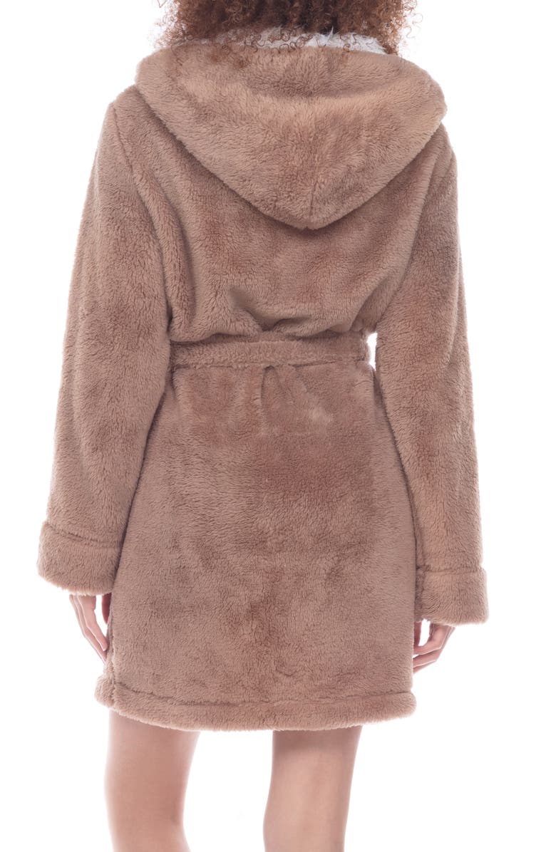 Honeydew Intimates Head In The Clouds Robe, Alternate, color, Brownsugar