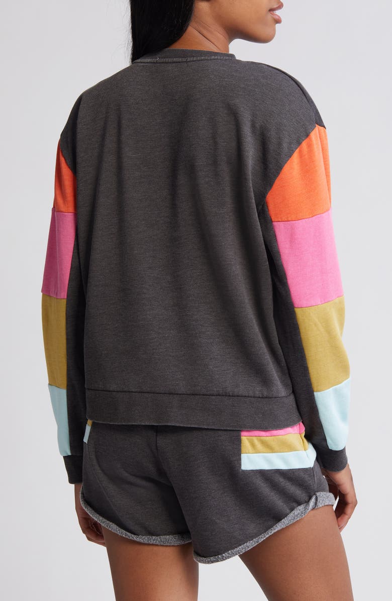 Rip Curl Surf Revival Cut & Sew Fleece Sweatshirt, Alternate, color, 