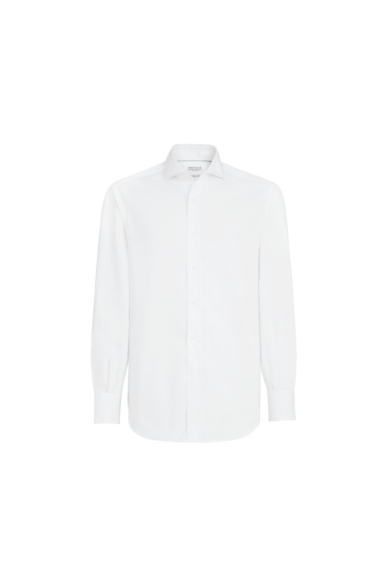Brunello Cucinelli Spread collar shirt, Main, color, White